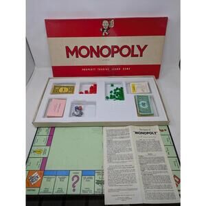Monopoly Original Classic 1961 Edition Waddingtons Vintage Board Game